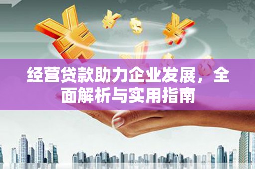 大甲经营贷款助力企业发展，全面解析与实用指南