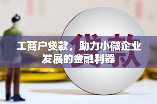 大甲工商户贷款，助力小微企业发展的金融利器