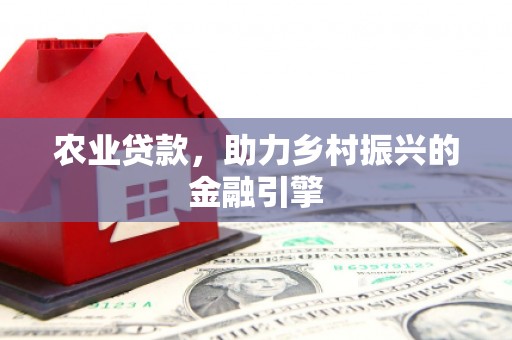 大甲农业贷款，助力乡村振兴的金融引擎