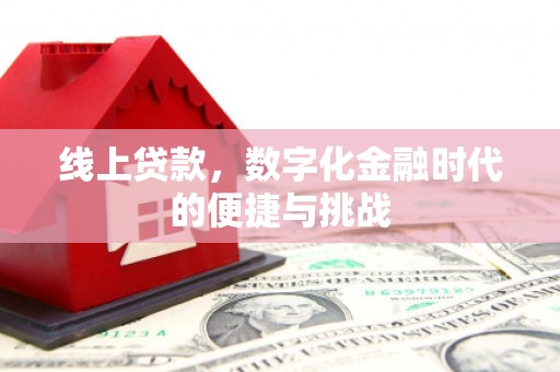 大甲线上贷款，数字化金融时代的便捷与挑战