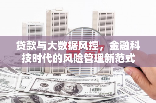 大甲贷款与大数据风控，金融科技时代的风险管理新范式
