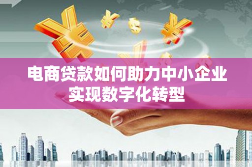大甲电商贷款如何助力中小企业实现数字化转型