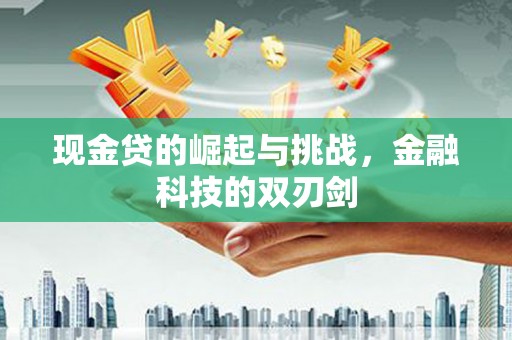 大甲现金贷的崛起与挑战，金融科技的双刃剑