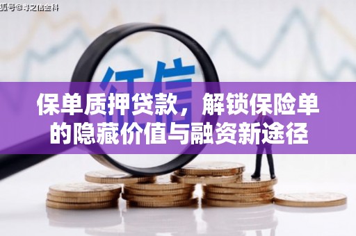 大甲保单质押贷款，解锁保险单的隐藏价值与融资新途径