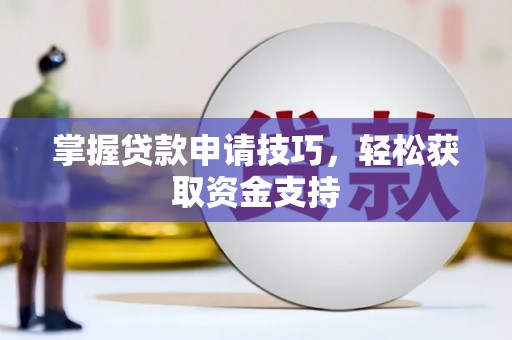 大甲掌握贷款申请技巧，轻松获取资金支持