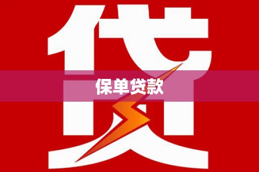 大甲保单贷款