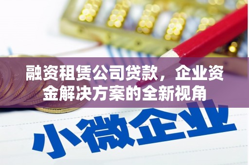 大甲融资租赁公司贷款，企业资金解决方案的全新视角