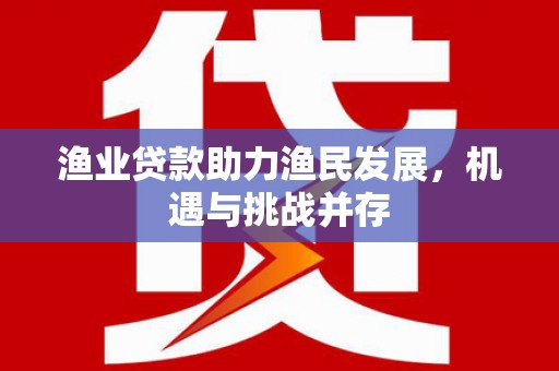 大甲渔业贷款助力渔民发展，机遇与挑战并存