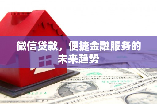 大甲微信贷款，便捷金融服务的未来趋势