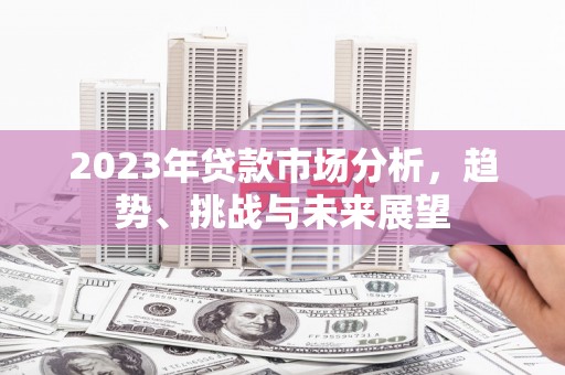 大甲2023年贷款市场分析，趋势、挑战与未来展望