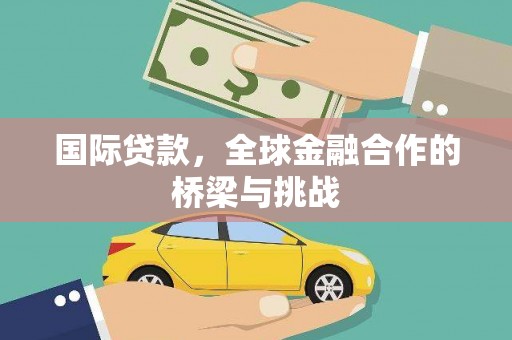 大甲国际贷款，全球金融合作的桥梁与挑战