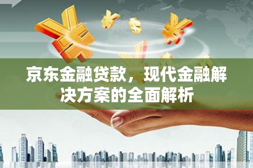 大甲京东金融贷款，现代金融解决方案的全面解析