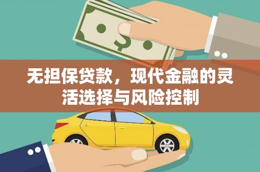 大甲无担保贷款，现代金融的灵活选择与风险控制