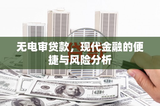 大甲无电审贷款，现代金融的便捷与风险分析