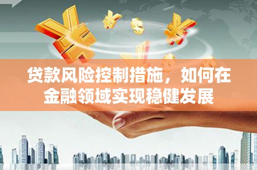 大甲贷款风险控制措施，如何在金融领域实现稳健发展