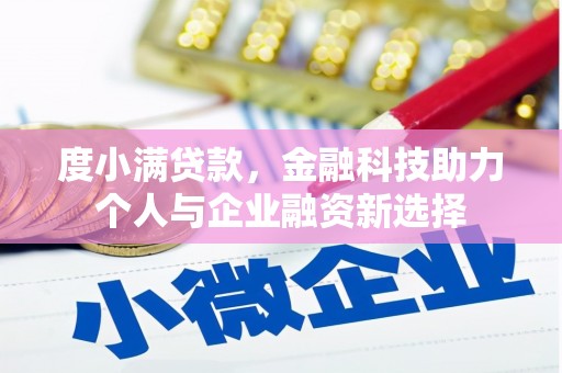 大甲度小满贷款，金融科技助力个人与企业融资新选择
