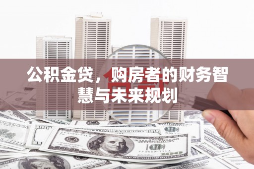 大甲公积金贷，购房者的财务智慧与未来规划