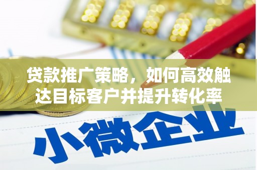 大甲贷款推广策略，如何高效触达目标客户并提升转化率