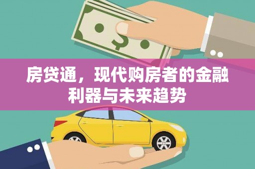 大甲房贷通，现代购房者的金融利器与未来趋势