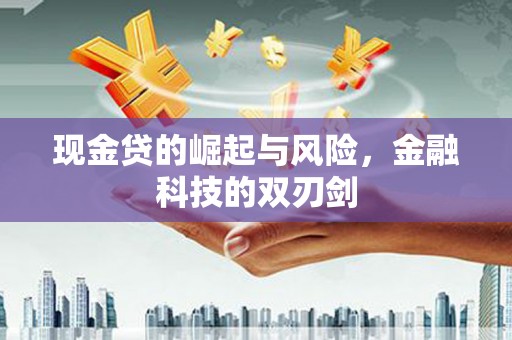 大甲现金贷的崛起与风险，金融科技的双刃剑