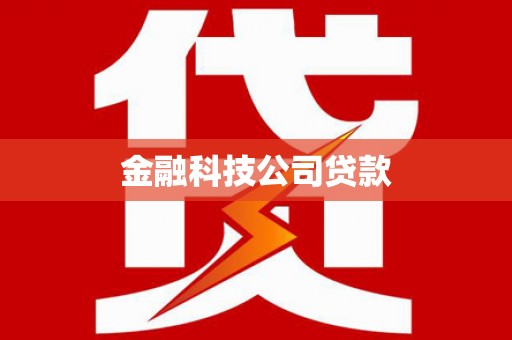 大甲金融科技公司贷款