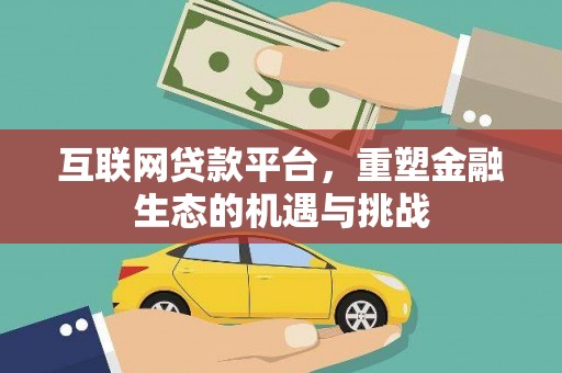 大甲互联网贷款平台，重塑金融生态的机遇与挑战