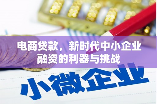大甲电商贷款，新时代中小企业融资的利器与挑战