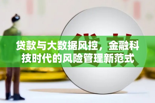 大甲贷款与大数据风控，金融科技时代的风险管理新范式