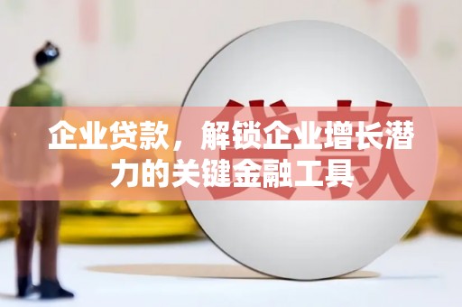 大甲企业贷款，解锁企业增长潜力的关键金融工具