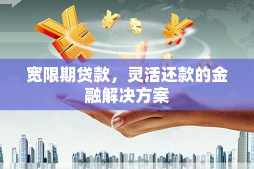 大甲宽限期贷款，灵活还款的金融解决方案