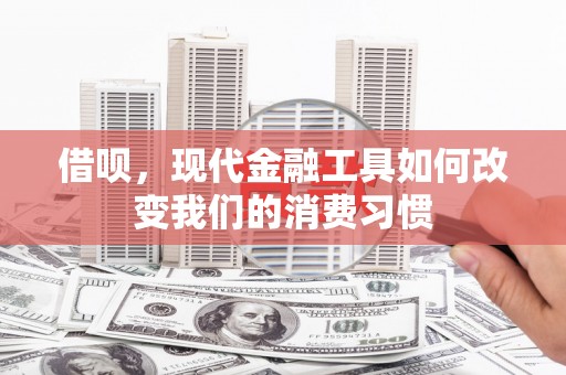 大甲借呗，现代金融工具如何改变我们的消费习惯