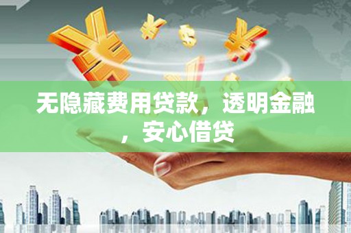 大甲无隐藏费用贷款，透明金融，安心借贷