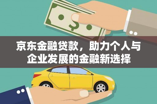 大甲京东金融贷款，助力个人与企业发展的金融新选择