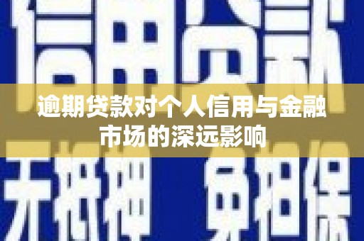 大甲逾期贷款对个人信用与金融市场的深远影响