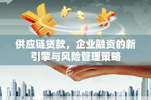 大甲供应链贷款，企业融资的新引擎与风险管理策略
