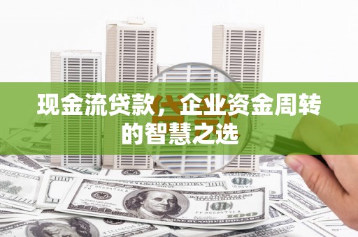 大甲现金流贷款，企业资金周转的智慧之选