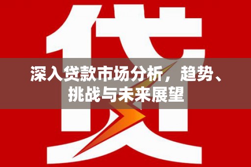 大甲深入贷款市场分析，趋势、挑战与未来展望