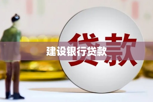 大甲建设银行贷款