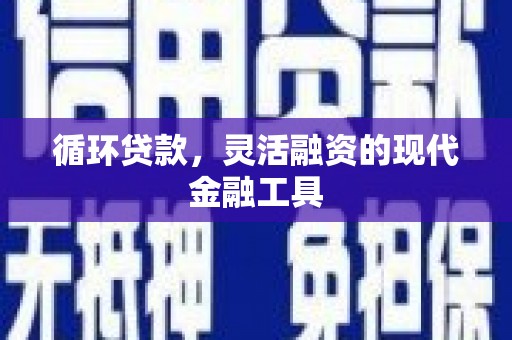 大甲循环贷款，灵活融资的现代金融工具