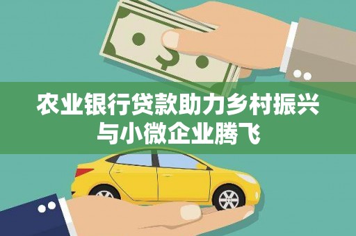大甲农业银行贷款助力乡村振兴与小微企业腾飞