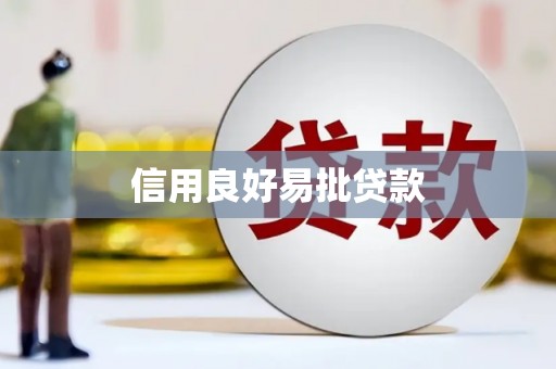大甲信用良好易批贷款