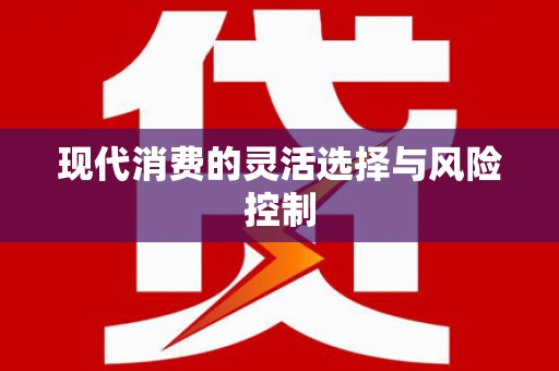 大甲现代消费的灵活选择与风险控制
