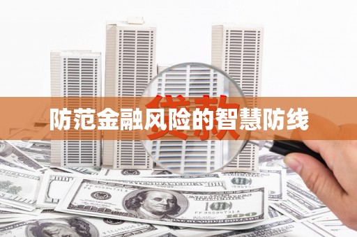 大甲防范金融风险的智慧防线