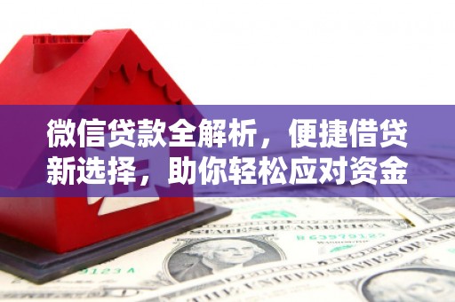 大甲微信贷款全解析，便捷借贷新选择，助你轻松应对资金需求